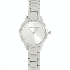 Reloj pulsera KAREN MILLEN SKM002SM tono plata eslabones