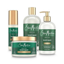 Shea Moisture Amla Oil Set de cuidado del cabello - Champú, acondicionador, sin enjuague y aceite
