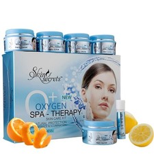 Kit facial terapia spa oxígeno Skin Secrets 6 pasos para una piel radiante 310 g