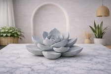 Escultura Flor de Loto Moderna Zen Decoración del Hogar Ornamento Estatua