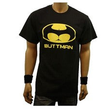 Hombres Divertida Camiseta Gráfica BUTTMAN Informal Moda Humor Urbana Hipster Camiseta