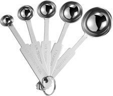 juego de cuchillos medidoras de acero inoxidables utensilios de cocina pack 5