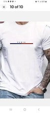 Camiseta Hombre 100% Algodón París Manga Corta Talla M