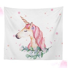 Decoración de Pared para Dormitorio Unicornio Telón de Fondo Colgante Decoraciones Hogar