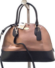 Bolso Bandolera Coach Cora Cartera Cúpula F36057 Cuero Granulado Cruzado Precio de venta sugerido por el fabricante $395
