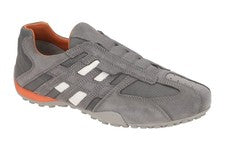 Geox Zapatos SNAKE Gris Hombre Zapatillas Deportivas U4207L 02214 C1L9A NUEVO