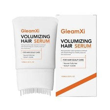 Suero voluminizador para cabello Gleamxi 100 ml con cepillo incorporado anti pérdida de cabello espesante
