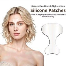 Parches faciales de silicona reutilizables para tratamiento antiarrugas parches para el cuidado de la piel