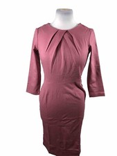 Vestido para mujer Emploi New York mangas 3/4 rosa hasta la rodilla