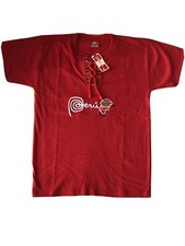 CAMISETA MUJER ROJA PERUANA PEQUEÑA 100% ALGODÓN