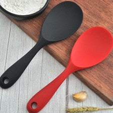 Cuchara batidora de silicona fácil de usar mango largo para cocinar hornear