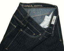 Jeans ajustados para hombre NUEVO Arizona etiqueta de mezclilla elástica oscura 30/30 medida talla 29x31