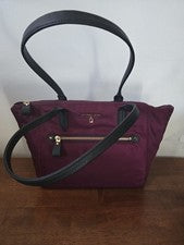 Bolso de Mano Michael Kors Nylon Kelsey Medio Superior con Cremallera Rojo Para Mujer Nuevo con Etiquetas