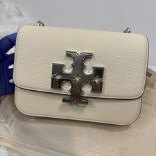 Tory Burch Pequeño Eleanor Cuero Convertible Bolso de Hombro Bolsillo con Cremallera Forrado Nuevo con Etiquetas