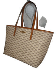 Bolso de Mano MICHAEL KORS Para Mujer EMRY MK Signature LG TZ Equipaje Natural 38F7XE4T7V