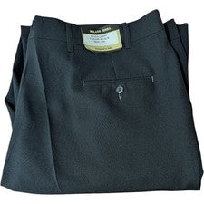 Pantalones de vestir negros para hombre talla 50 L (46x39 sin dobladillo) Milano Moda pantalones negocios