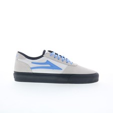 Zapatillas deportivas Lakai Manchester para hombre blancas de gamuza con cordones inspiradas en el patín