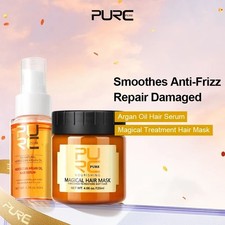 Mascarilla mágica para el cabello y suero de aceite para el cuidado del cabello de argán marroquí 5 segundos tratamiento