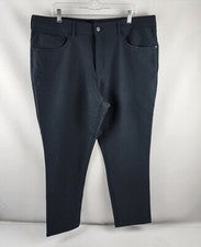 Pantalones PANAMA JACK para hombre 40x30 Commuter Live In Comfort 4 vías elásticos negros nuevos con etiquetas