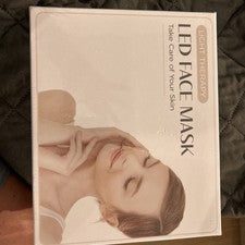 Dispositivo de belleza antienvejecimiento rejuvenecimiento de la piel terapia facial cuello con luz LED de 7 colores