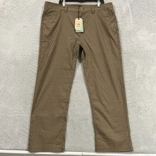 Pantalones Prana Brion II Performance Chino 42x30 Para hombres Senderismo Senderos Barro Elástico