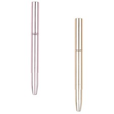 2 piezas brochas de maquillaje de labios aplicadores de lápiz labial herramientas de belleza varitas brillantes