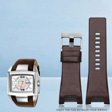 Echtleder Uhrenarmband passend für Diesel Dz4246 Dz1273 Dz1216 32 mm Band