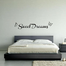 Cita SWEET DREAMS - Calcomanía de pared de vinilo extraíble dormitorio decoración de la habitación del hogar