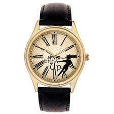 ¡NUNCA CREZCAS! RELOJ CLÁSICO PETER PAN VINTAGE NEVERLAND LATÓN MACIZO PARA ADULTOS!