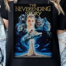 Camiseta The Neverending Story Camiseta Camiseta Vintage Película Estética Camiseta Años 80 S
