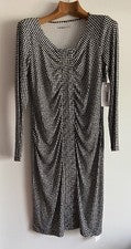 NEU Ambiente Kleid Gr. 42 NP 249€ Schwarz Weiß