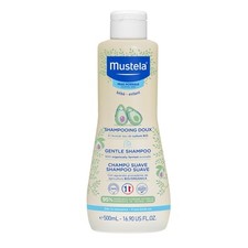 Mustela Champú Suave Cuidado del Cabello Bebé Fórmula Limpiadora Sin Desgarros 500 ml