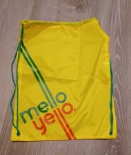 Bolsa de viaje de playa para gimnasio con cordón de nailon amarillo Mello
