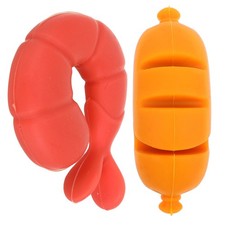 2 piezas tapa a prueba de derrames cubierta de silicona utensilios de cocina gadgets
