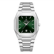 RECOMPENSA Reloj Pulsera Cuarzo Calendario Ocio Impermeable Negocios Cuadrado Regalo Hombre