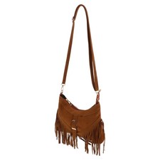 Bolso retro de moda para mujer Bolsos bohemios con flecos Bandolera Bandolera