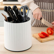 Plástico 360 Rotación Utensilios de Cocina Soporte para Palillos para CUCHILLOS