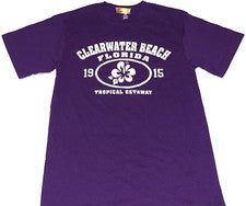 Camiseta Clearwater Beach Florida Tropical Getaway ¡Nueva! NUEVO CON ETIQUETAS PEQUEÑO