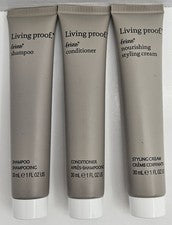 LIVING PROOF No FRIZZ Juego de Viaje 3 Piezas 1 OZ Crema de Peinado Champú Acondicionador Nuevo