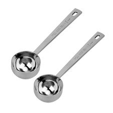 2 Pcs Küchenutensilien Kaffeerührwerkzeug Esslöffel Aus Edelstahl Pulverlöffel