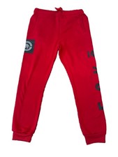 Pantalones de chándal Ecko Unltd para hombre de vellón rojo verdadero jaspeado grandes