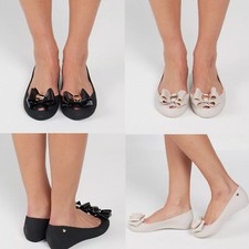 ZAPATOS PEEPTOE PLANOS PARA DAMA INFORMALES OFICINA LAZO DE GELATINA SIN CORDONES BOMBAS BAILARINAS PARA MUJER