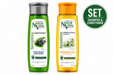 Set de champú y acondicionador de salvia Natur Vital de uso frecuente para el cuidado del cabello
