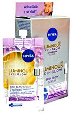 Suero Nivea Luminous 630 Skin Glow tiamidol niacinamida aloe vera 7 ml x 6 sobres