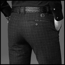 2026 Primavera Otoño Nuevo Moda Hombre Pantalones Informales Alta Calidad Marca Negocios.