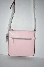 Bandolera Kate Spade Sadie North South en rosa tiza #K7379 nueva con etiquetas