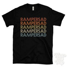 CAMISETA RAMPERSAD ESTILO RETRO REPETIDO Hombre y Mujer Novedad Genial Nombre Regalo