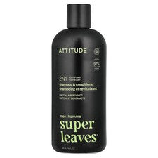 Super Leaves™, champú y acondicionador fortificante 2N1, para hombres, matcha y bergamota,