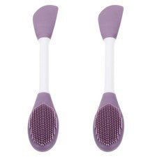2 Piezas Cuidado de la Piel Aplicador Mascarilla Cepillos Equipo de Belleza Facial Herramienta Facial