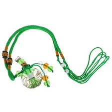 Baroque Glass Perfume Bottle Necklace Pendant Elegant Essential Oil Diffuser